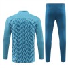 Olympique de Marseille Sweat d'Entraînement Quarter-Zip 2024-25 Bleue Pour Homme